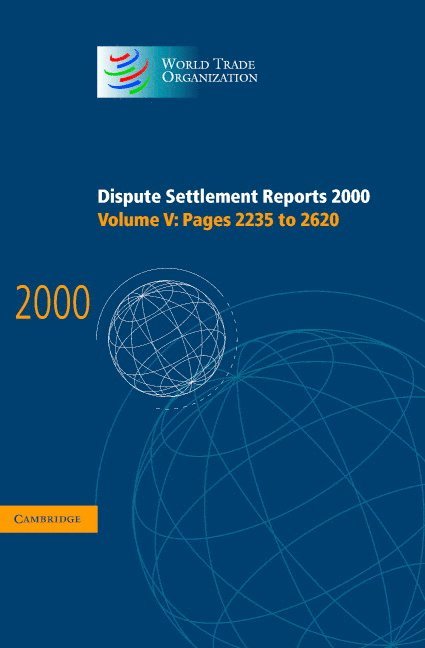 Dispute Settlement Reports 2000: Volume 5, Pages 2235-2620 1