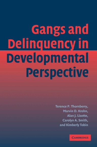 Terence P. Thornberry, Marvin D. Krohn, Alan J. Lizotte, Carolyn A. Smith, Kimberly Tobin - Gangs and Delinquency in Developmental Perspective, Inbunden