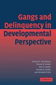 Terence P. Thornberry, Marvin D. Krohn, Alan J. Lizotte, Carolyn A. Smith, Kimberly Tobin - Gangs and Delinquency in Developmental Perspective, Inbunden