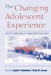 Jeylan T. Mortimer, Reed W. Larson - The Changing Adolescent Experience, Inbunden