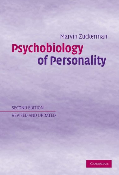 Marvin Zuckerman, Jeffrey Gray, Michael Gelder - Psychobiology of Personality, Inbunden