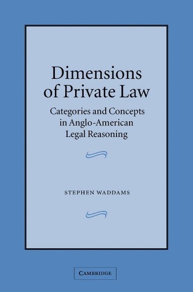 bokomslag Dimensions of Private Law