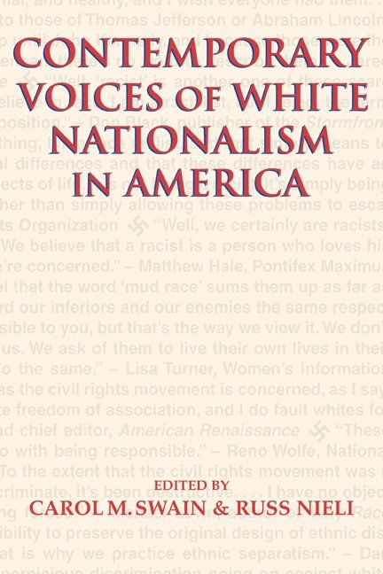 Contemporary Voices of White Nationalism in America 1