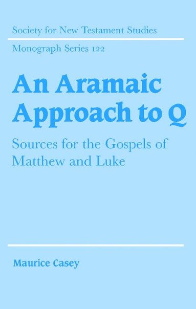 bokomslag An Aramaic Approach to Q