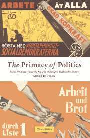 The Primacy of Politics 1