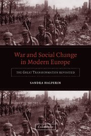 bokomslag War and Social Change in Modern Europe