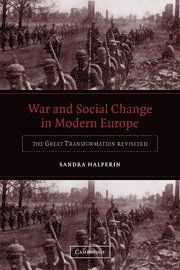 Sandra Halperin, Sandra (University of Sussex) Halperin - War and Social Change in Modern Europe, Inbunden