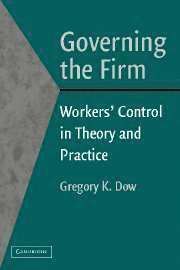 Governing the Firm 1