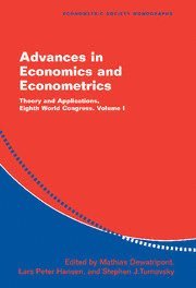 bokomslag Advances in Economics and Econometrics