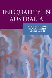 Alastair Greig, Frank Lewins, Kevin White - Inequality in Australia, Inbunden
