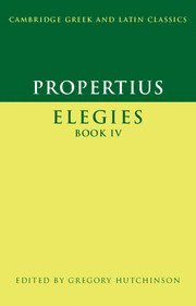 bokomslag Propertius: Elegies Book IV