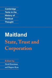 bokomslag Maitland: State, Trust and Corporation