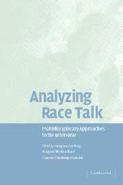 Harry van den Berg, Margaret Wetherell, Hanneke Houtkoop-Steenstra - Analyzing Race Talk, Inbunden