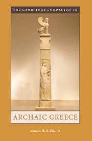 H. A. Shapiro - The Cambridge Companion to Archaic Greece, Inbunden