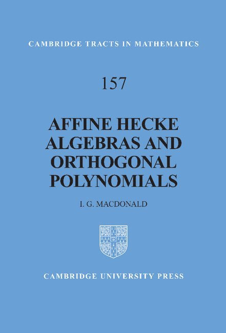 Affine Hecke Algebras and Orthogonal Polynomials 1