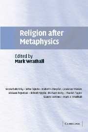 Religion after Metaphysics