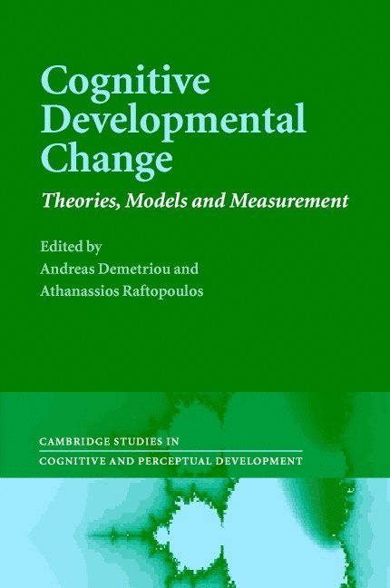 Cognitive Developmental Change 1