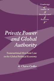 bokomslag Private Power and Global Authority