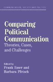 Frank Esser, Barbara Pfetsch - Comparing Political Communication, Inbunden
