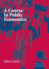 bokomslag A Course in Public Economics