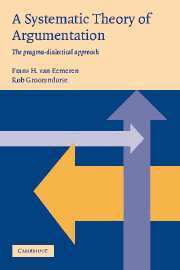 Frans H. van Eemeren, Rob Grootendorst - Systematic Theory of Argumentation, Inbunden