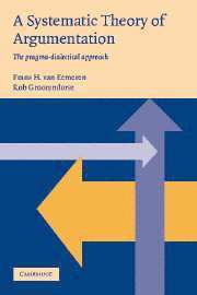 Frans H. van (Universiteit van Amsterdam) Eemeren, Rob (Universiteit van Amsterdam) Grootendorst - A Systematic Theory of Argumentation, Inbunden
