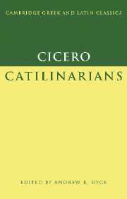 Cicero: Catilinarians 1