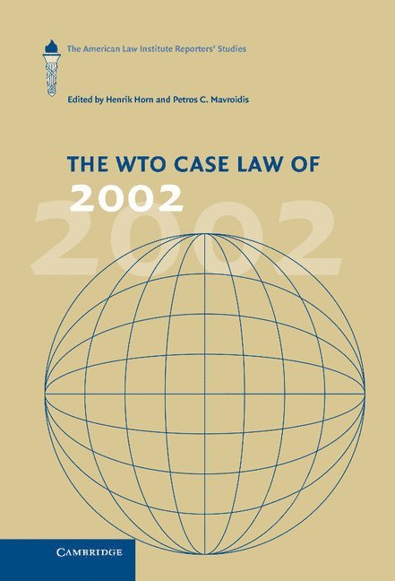 The WTO Case Law of 2002 1