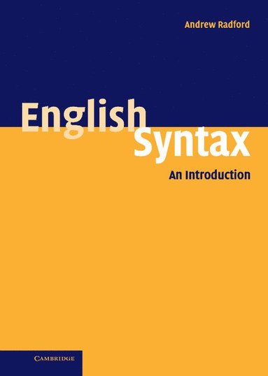 bokomslag English Syntax