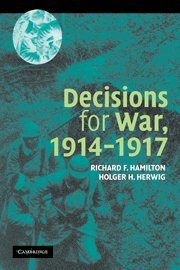 bokomslag Decisions for War, 1914-1917