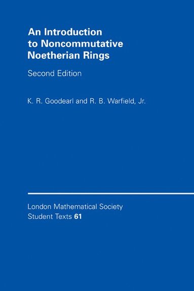 bokomslag An Introduction to Noncommutative Noetherian Rings