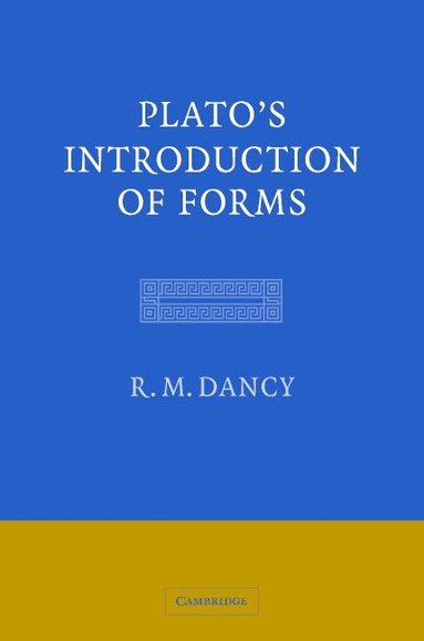 bokomslag Plato's Introduction of Forms