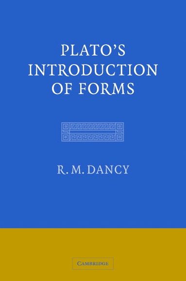 bokomslag Plato's Introduction of Forms