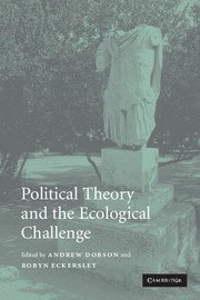 bokomslag Political Theory and the Ecological Challenge