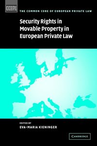 bokomslag Security Rights in Movable Property in European Private Law