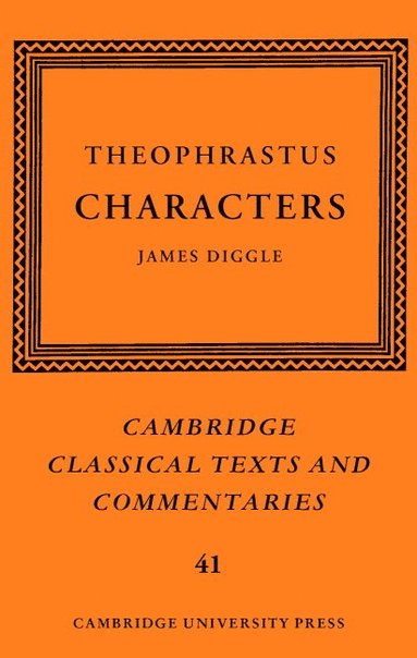 bokomslag Theophrastus: Characters