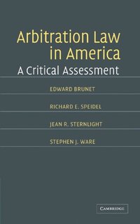 bokomslag Arbitration Law in America