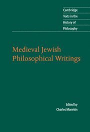 bokomslag Medieval Jewish Philosophical Writings