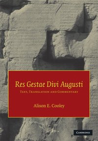 bokomslag Res Gestae Divi Augusti