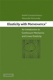 bokomslag Elasticity with Mathematica ¿