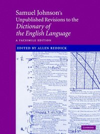 bokomslag Samuel Johnson's Unpublished Revisions to the Dictionary of the English Language