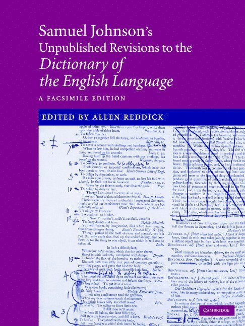Samuel Johnson's Unpublished Revisions to the Dictionary of the English Language