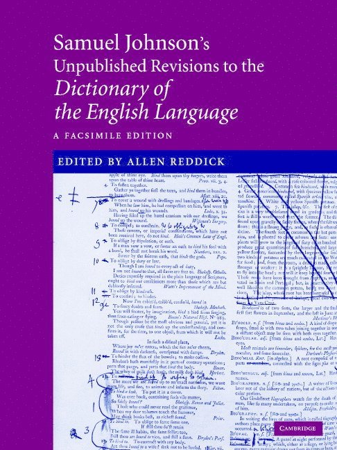 Samuel Johnson's Unpublished Revisions to the Dictionary of the English Language 1
