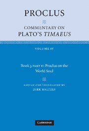 bokomslag Proclus: Commentary on Plato's Timaeus, Part 2, Proclus on the World Soul