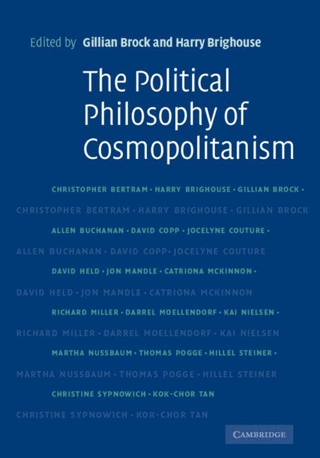 The Political Philosophy of Cosmopolitanism 1