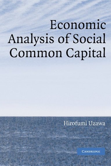 bokomslag Economic Analysis of Social Common Capital