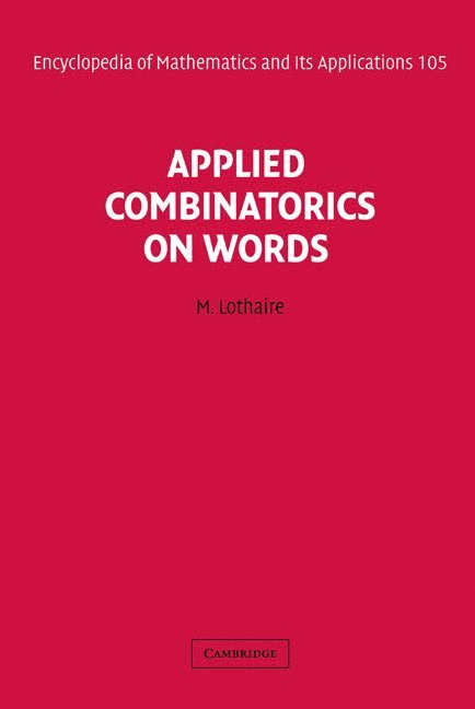 Applied Combinatorics on Words 1