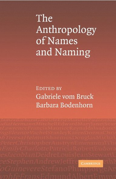 bokomslag An Anthropology of Names and Naming