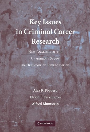bokomslag Key Issues in Criminal Career Research