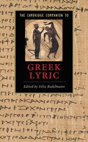 bokomslag Cambridge Companion to Greek Lyric